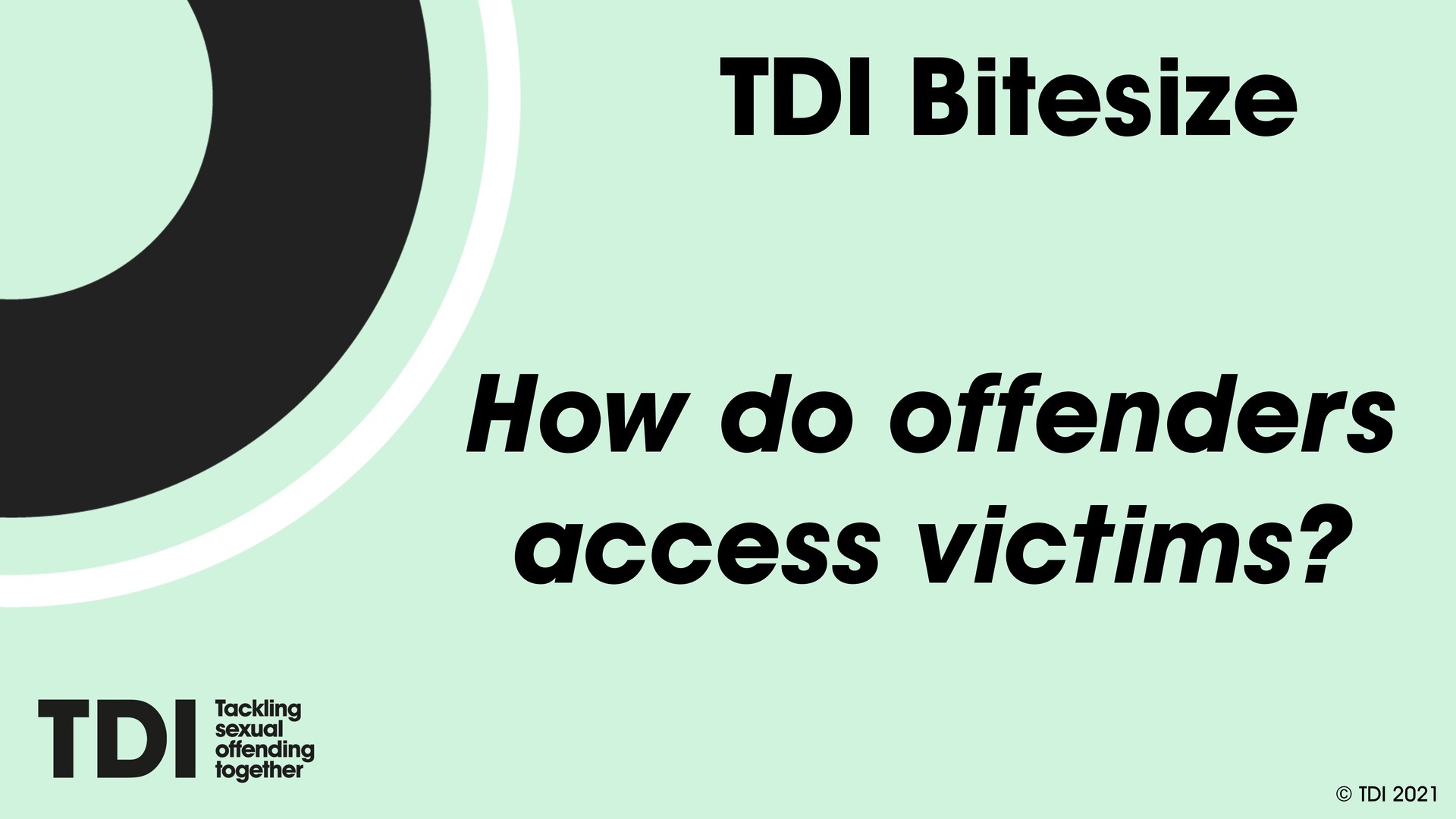 How do offenders access victims?