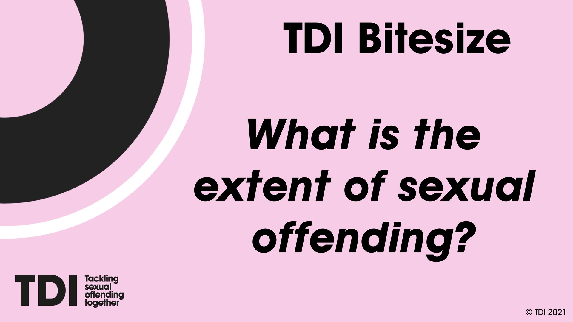 What is the extent of sexual offending?