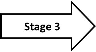 stage three arrow
