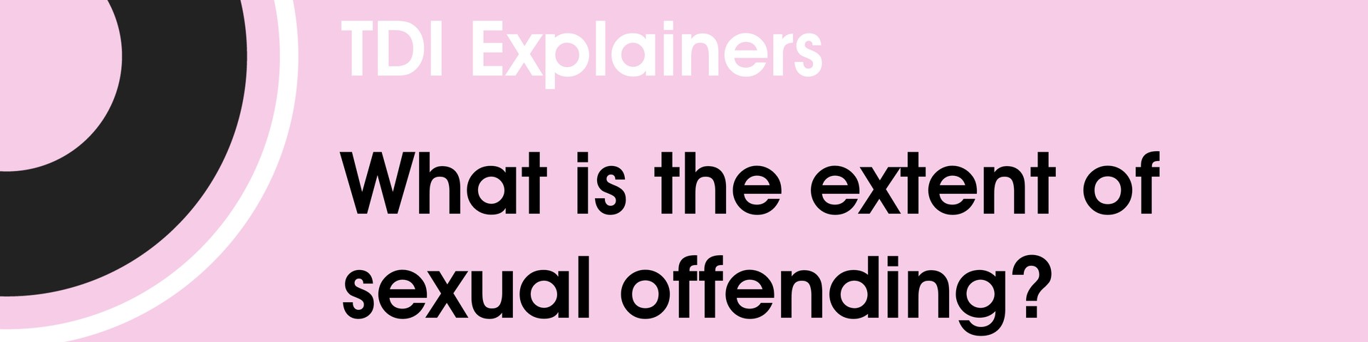 What is the extent of sexual offending?